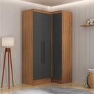 Quarto Completo 3 Portas 4 Gavetas 2 Peças Viena Espresso Móveis