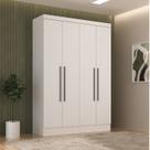Quarto Completo 4 Portas 4 Gavetas 2 Peças Viena Espresso Móveis Branco Quarto Completo 4 Portas 4 Gavetas 2 Peças Viena Espresso Móveis Branco