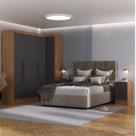 Quarto Completo 5 Portas 2 Gavetas 5 Peças Viena Espresso Móveis