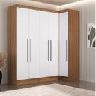 Quarto Completo 5 Portas 4 Gavetas 2 Peças Viena Espresso Móveis