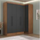 Quarto Completo 5 Portas 4 Gavetas 2 Peças Viena Espresso Móveis