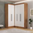 Quarto Completo 5 Portas 4 Gavetas 3 Peças Viena Espresso Móveis