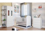 Quarto Completo Bebê Moveis Peroba berço mini cama MDF