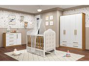 Quarto Completo Bebê Moveis Peroba Charlo Berço Provençal Cp