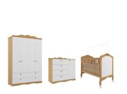 Quarto Completo Bebê Provençal Permobili Encanto MDF