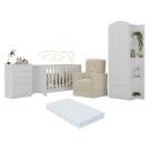 Quarto Completo com Colchão e Poltrona de Amamentação João e Maria Multimóveis MP4092