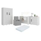 Quarto Completo com Colchão e Poltrona de Amamentação Pimpolho Multimóveis MP4091 Quarto Completo com Colchão e Poltrona de Amamentação Pimpolho Multimóveis MP4091