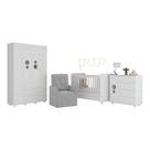 Quarto Completo com Poltrona de Amamentação Pimpolho Multimóveis MP4067 Quarto Completo com Poltrona de Amamentação Pimpolho Multimóveis MP4067