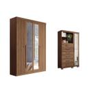 Quarto Completo Modu +Cômoda QC325 Jatobá - Santos Andirá Quarto Completo Modu +Cômoda QC325 Jatobá - Santos Andirá