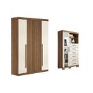 Quarto Completo Modu +Cômoda QC345 Jatoba/Areia - Santos Andirá Quarto Completo Modu +Cômoda QC345 Jatoba/Areia - Santos Andirá