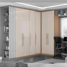 Quarto Completo Modulado Rimo Setiba Carvalho/Off White