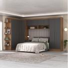 Quarto Completo Viena 10 Portas 6 Gavetas 7 Peças Espresso Móveis