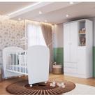 Quarto de Bebê Berço e Guarda Roupa 3 Portas Tedy Percasa