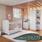 Quarto de Bebê com Berço Mini Cama Cômoda e Guarda Roupa com Cantoneira Cambalhota Espresso Móveis Quarto de Bebê com Berço Mini Cama Cômoda e Guarda Roupa com Cantoneira Cambalhota Espresso Móveis