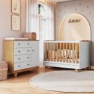 Quarto de Bebê com Cômoda 4 Gavetas e Berço Minicama 4 em 1 Levy 100% MDF Yescasa Quarto de Bebê com Cômoda 4 Gavetas e Berço Minicama 4 em 1 Levy 100% MDF Yescasa