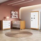 Quarto de Bebê Completo 100% MDF Linha Lua
