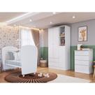 Quarto de Bebê Completo Berço Cômoda e Guarda Roupa Tedy Percasa Quarto de Bebê Completo Berço Cômoda e Guarda Roupa Tedy Percasa