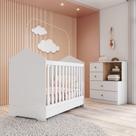 Quarto de Bebê Completo Berço e Cômoda Malu Quarto de Bebê Completo Berço e Cômoda Malu