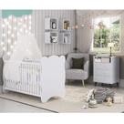 Quarto de Bebê Completo com 1 Berço e 1 Comoda Pipoca