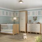 Quarto de Bebê Completo com Berço Americano 3 em 1 para Colchão 130x70cm Dengo Multimóveis MP4596