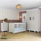 Quarto de Bebê Completo com Berço Americano 3 em 1 Ternura Multimóveis MP4651 Quarto de Bebê Completo com Berço Americano 3 em 1 Ternura Multimóveis MP4651
