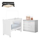 Quarto De Bebê Completo Doce Sonho Branco Com Colchão E Rodízios Qmovi Quarto De Bebê Completo Doce Sonho Branco Com Colchão E Rodízios Qmovi