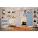 Quarto de Bebê Completo Leãozinho com Guarda-Roupa 2 Portas, Cômoda e Berço Espresso Móveis