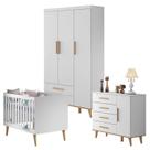 Quarto de Bebê Ludmila Branco Bétula Carolina
