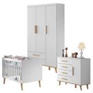 Quarto de Bebê Ludmila Branco Bétula Carolina