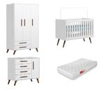 Quarto De Bebê Q Encanto Retrô Branco Qmovi