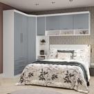 Quarto De Canto Queen Com Guarda Roupas Cabeceira Alpes Luci Branco Pf-grey Sky Pf Quarto De Canto Queen Com Guarda Roupas Cabeceira Alpes Luci Branco Pf-grey Sky Pf