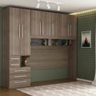 Quarto de Solteiro sem as Camas com Guarda-Roupa 1326SE Castanho Quarto de Solteiro sem as Camas com Guarda-Roupa 1326SE Castanho