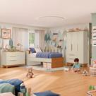 Quarto Infantil 5 Peças CB1497-ARJE MDP BP Argila-jequetiba Kappesberg