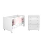 Quarto Infantil Berço Mini Cama Americano Branco - FdECOR