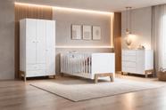Quarto Infantil com Berço Roupeiro e Cômoda MIMO - MobiBaby
