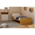 Quarto Infantil com Cama Cômoda 3 Gavetas e 2 Nichos Margo 100% Mdf