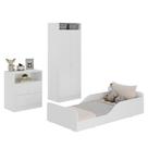 Quarto Infantil Completo Colchão Incluso Multimóveis Branco