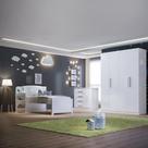 Quarto Infantil Completo com Guarda-Roupa Cama 100% MDF e Cômoda Angel Branco Quarto Infantil Completo com Guarda-Roupa Cama 100% MDF e Cômoda Angel Branco