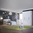 Quarto Infantil Completo com Guarda-roupa Cama 100% Mdf e Cômoda Angel Quarto Infantil Completo com Guarda-roupa Cama 100% Mdf e Cômoda Angel