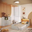 Quarto Infantil Completo Montessoriano S/Colchão com Iluminação Led CJ080 Lille Art in Móveis