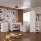 Quarto Infantil Completo+Poltrona Mp4074 Branco Branco Quarto Infantil Completo+Poltrona Mp4074 Branco Branco