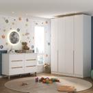 Quarto Infantil / Juvenil com Guarda-Roupa e Cômoda Sky Yescasa