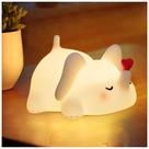 Quarto infantil recarregável Night Light Mydtiz Silicone Elephant