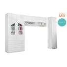 Quarto Jogo Com Roupeiro e Cômoda Todo Em MDF Branco - phoenix baby Quarto Jogo Com Roupeiro e Cômoda Todo Em MDF Branco - phoenix baby