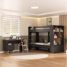 Quarto Juvenil Completo Zest com Beliche e Escrivaninha 2 Gavetas Yescasa