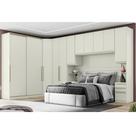 Quarto Modulado Casal 6 Peças Com Portas Correr Seletto Henn Areia Hp