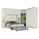 Quarto Modulado Casal Ambiente 5 New Predileto 5 Peças Areia - Henn Quarto Modulado Casal Ambiente 5 New Predileto 5 Peças Areia - Henn