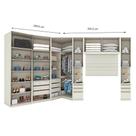 Quarto Modulado Casal Ambiente Composição 6 New Predileto 6 Peças Areia - Henn