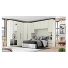 Quarto Modulado Casal Ambiente Composição 6 New Predileto 6 Peças Areia - Henn