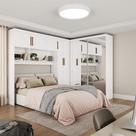 Quarto Modulado Casal com Espelho 7 Portas Belém Premium Carioca Móveis